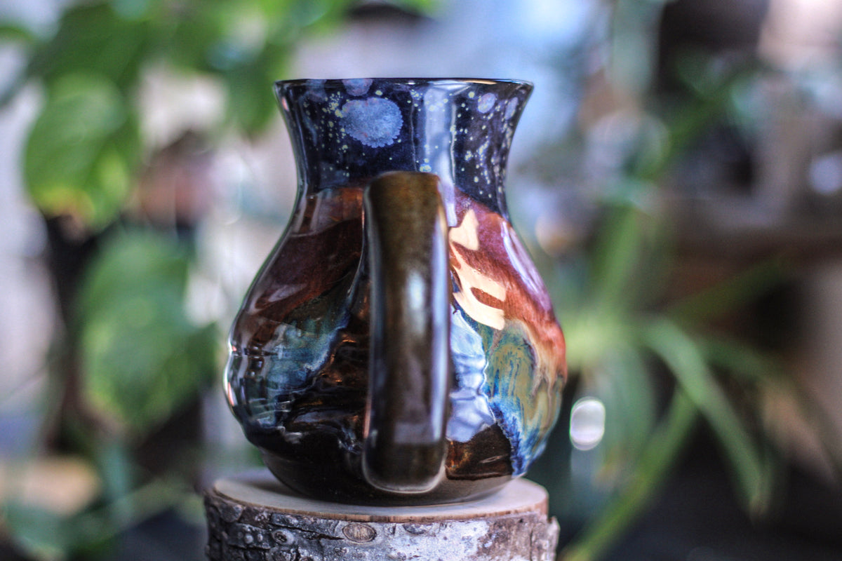 14-D Starry Night Variation Flared Textured Mug - MINOR MISFIT, 23 oz. - 10% off