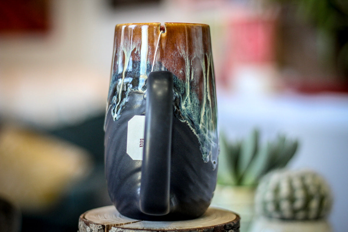 11-D New Wave Textured Notched Mug - TOP SHELF, 18 oz.
