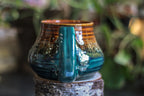 011-D Molten Cheetah Textured Mug, 20 oz.