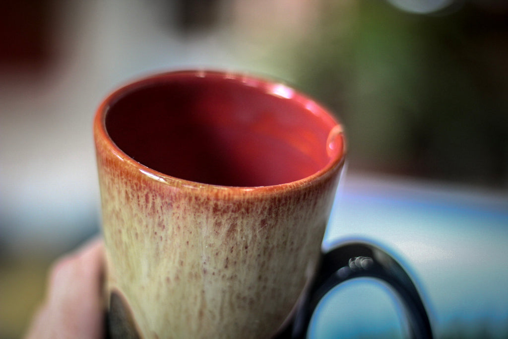 10-F Lava Falls Variation Flared Notched Mug, 13 oz.