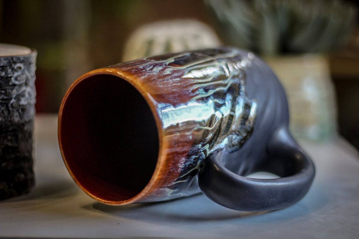 09-D New Wave Textured Stein Mug, 20 oz.