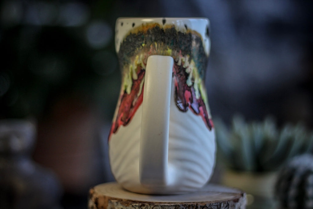 09-B Grotto Variation Textured Gourd Mug, 14 oz.