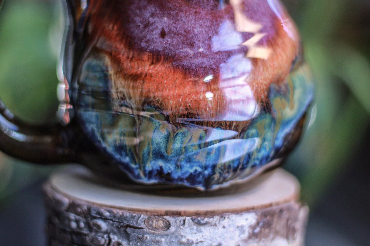 14-D Starry Night Variation Flared Textured Mug - MINOR MISFIT, 23 oz. - 10% off