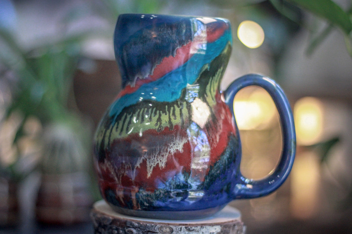 12-B Deep Sea Grotto Acorn Gourd Mug, 27 oz.