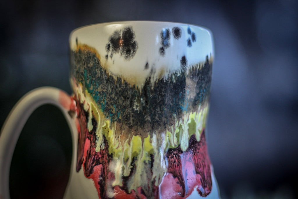 09-B Grotto Variation Textured Gourd Mug, 14 oz.