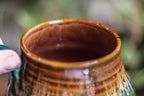 011-D Molten Cheetah Textured Mug, 20 oz.