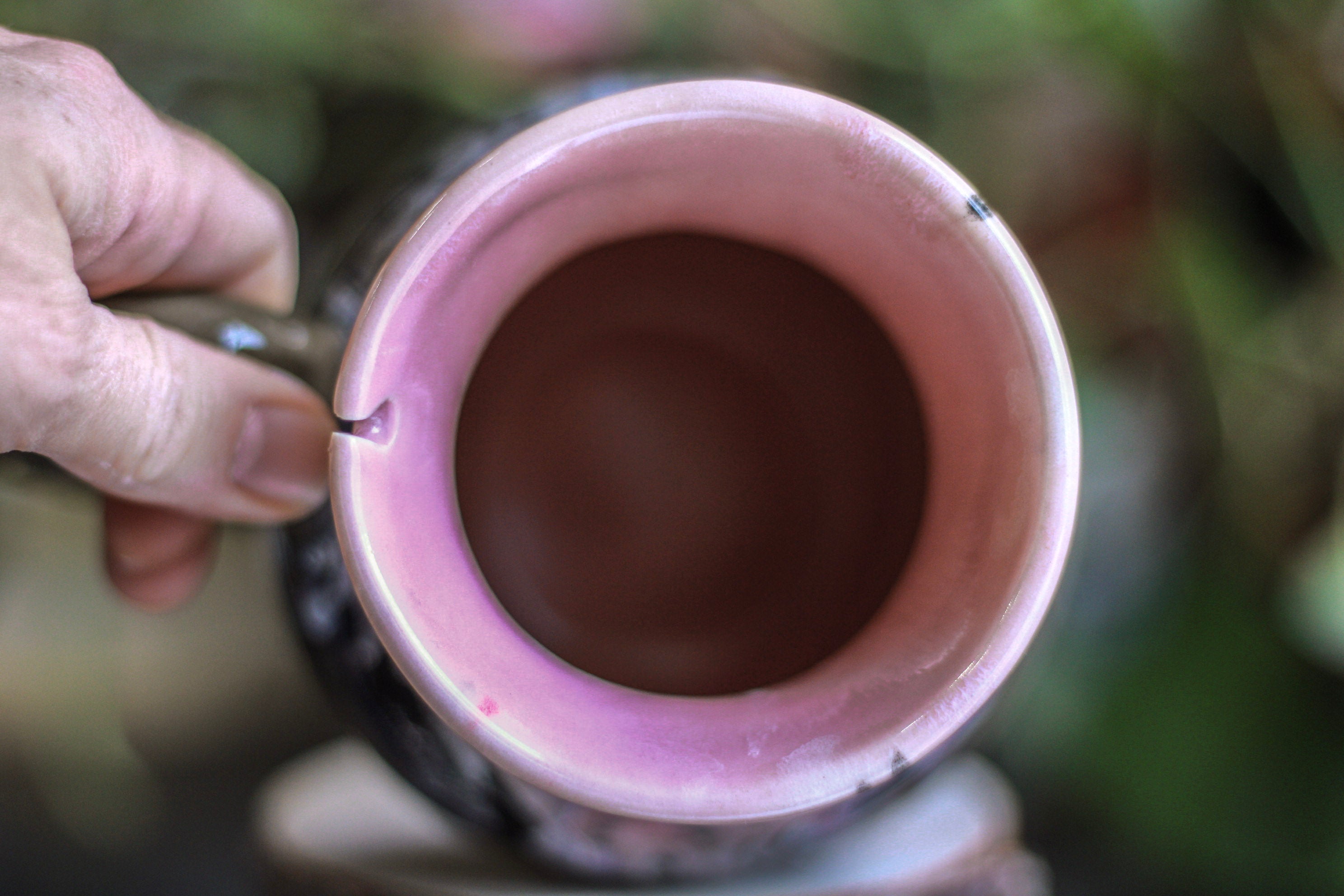 01-D Granny's Boudoir Flared Notched Textured Mug - TOP SHELF MISFIT, 20 oz.