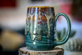12-D New Wave Textured Stein Mug, 14 oz.