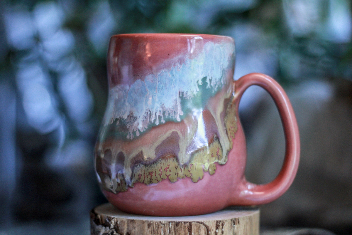 11-D Pink Grotto PROTOTYPE Gourd Mug, 22 oz.