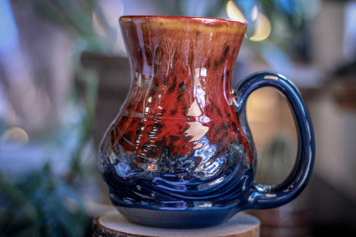 12-D Molten Magic Textured Flared Acorn Mug - TOP SHELF, 21 oz.