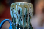 10-C Misty Mountain Meadow Notched Flared Gourd Acorn Mug, 20 oz.