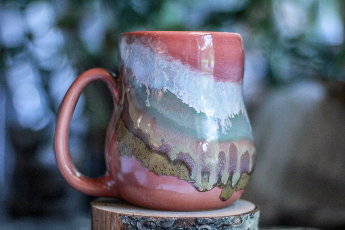 11-D Pink Grotto PROTOTYPE Gourd Mug, 22 oz.