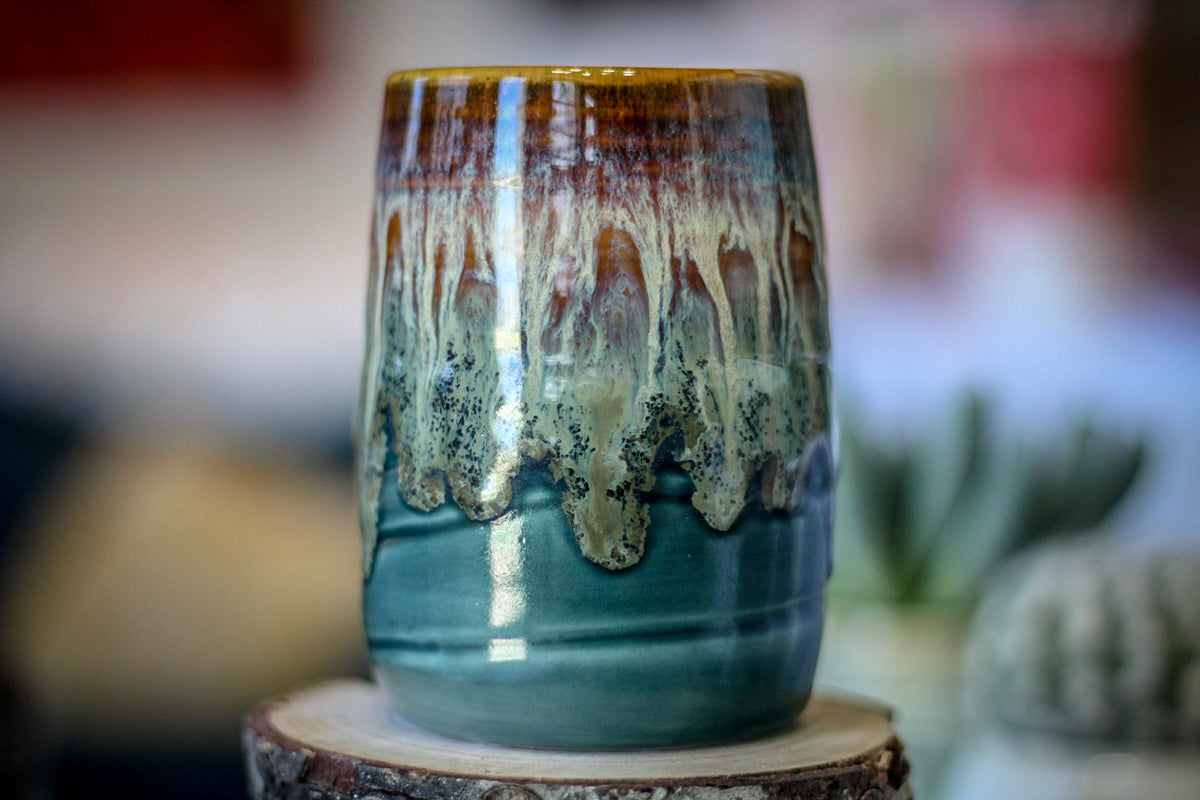 12-D New Wave Textured Stein Mug, 14 oz.