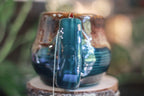 11-F Molten Caramel Notched Textured Acorn Mug, 13 oz.
