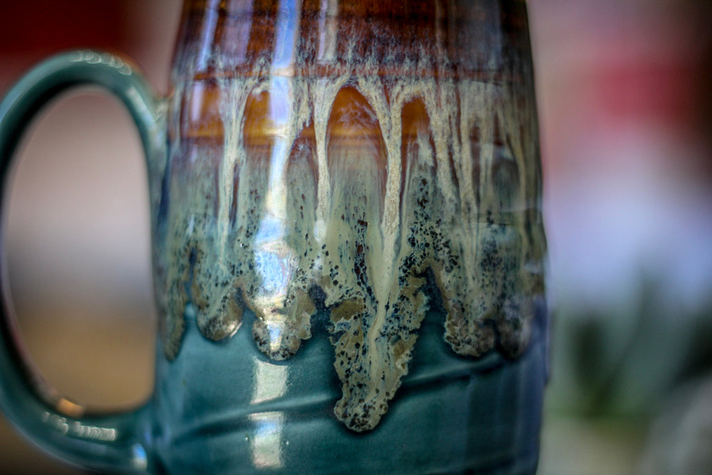 12-D New Wave Textured Stein Mug, 14 oz.
