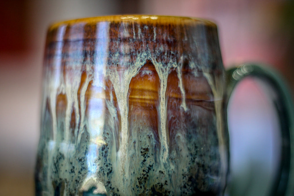 12-D New Wave Textured Stein Mug, 14 oz.