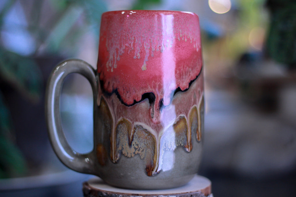 11-B Pink & Grey PROTOTYPE Mug, 26 oz.
