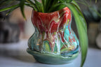 02-C "Fun" Gourd Planter