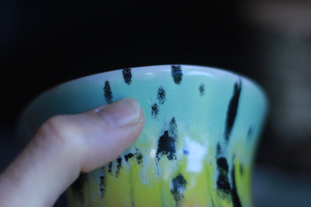 01-C Rainbow Serpent Flared Fat-Bottomed Mug, 26 oz.