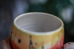 01-A Desert Rainbow Notched Gourd Mug - TOP SHELF, 26 oz.
