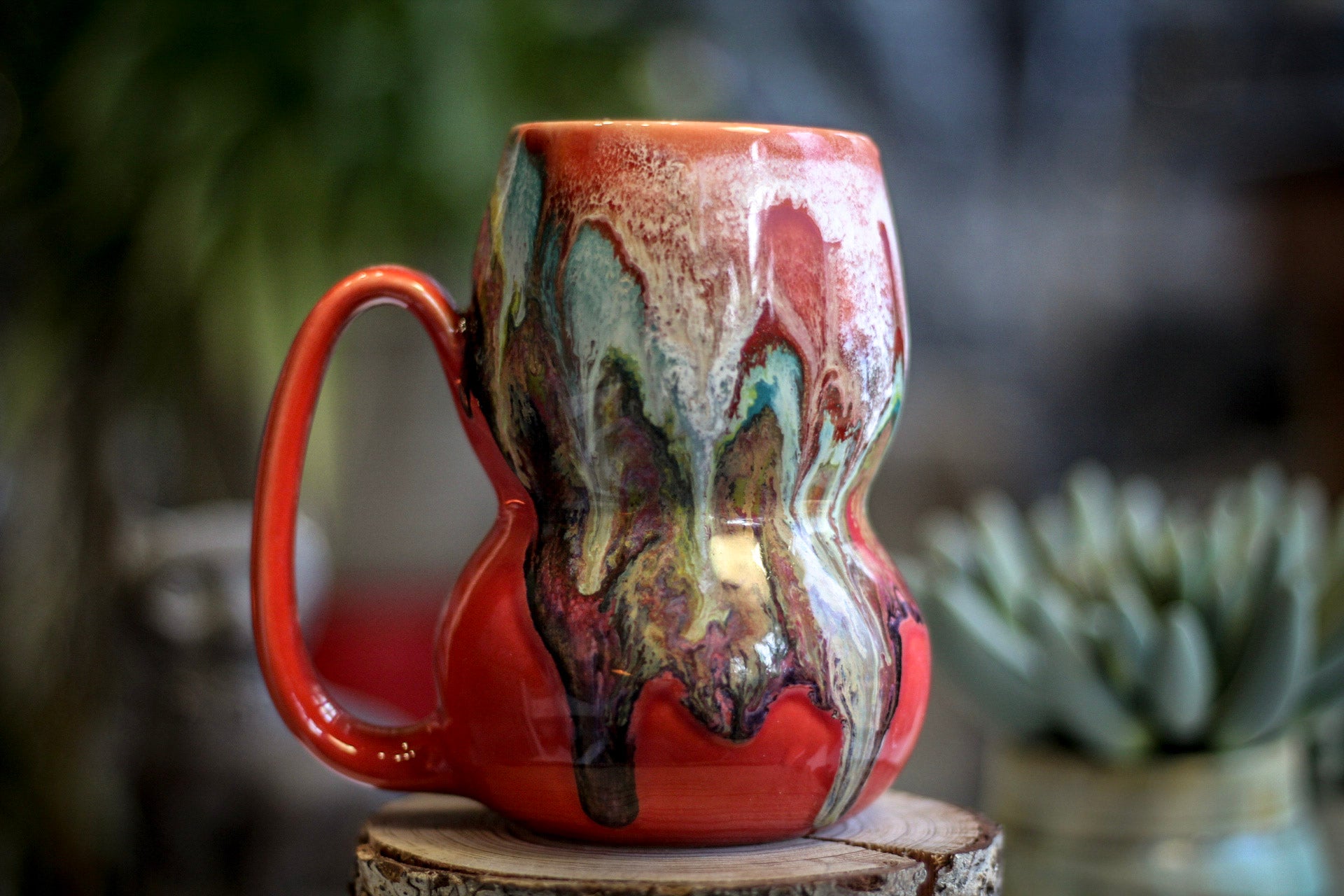 02-C Grotto Variation Gourd Mug, 16 oz.
