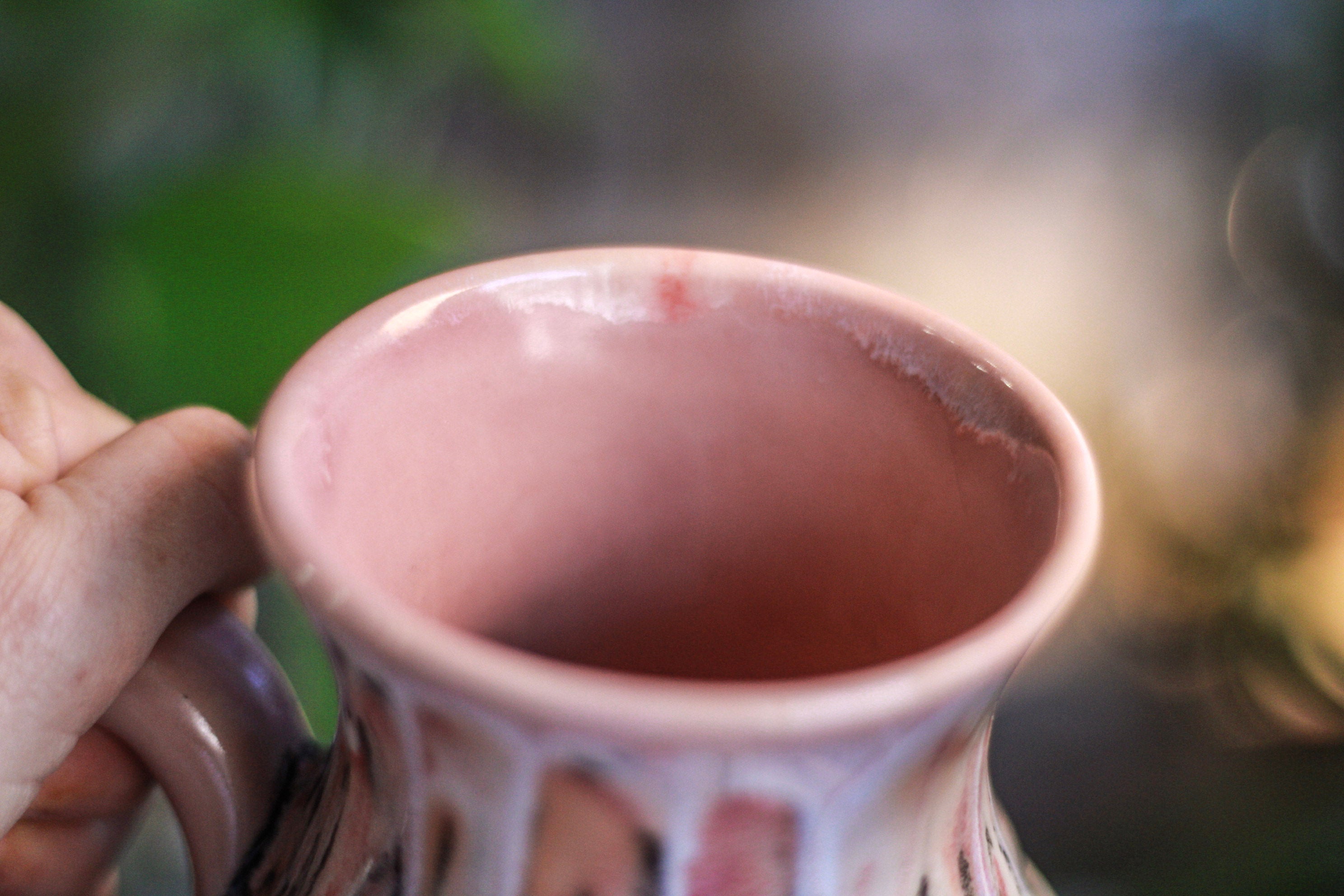 02-D Granny's Lace Flared Textured Mug - TOP SHELF, 23 oz.
