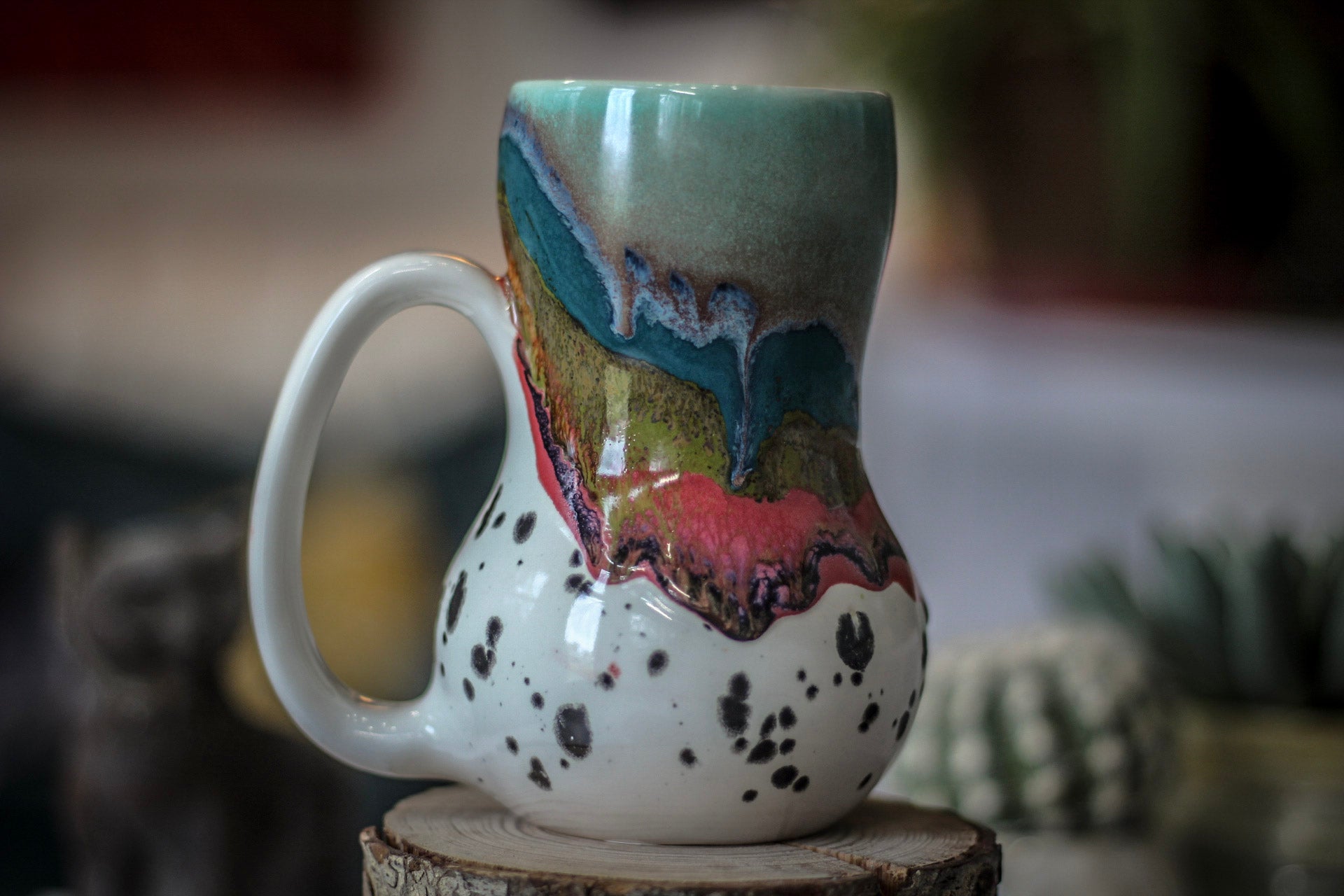 03-B Snowy Sonora Grotto Gourd Mug - MINOR MISFIT, 15 oz. - 10% off