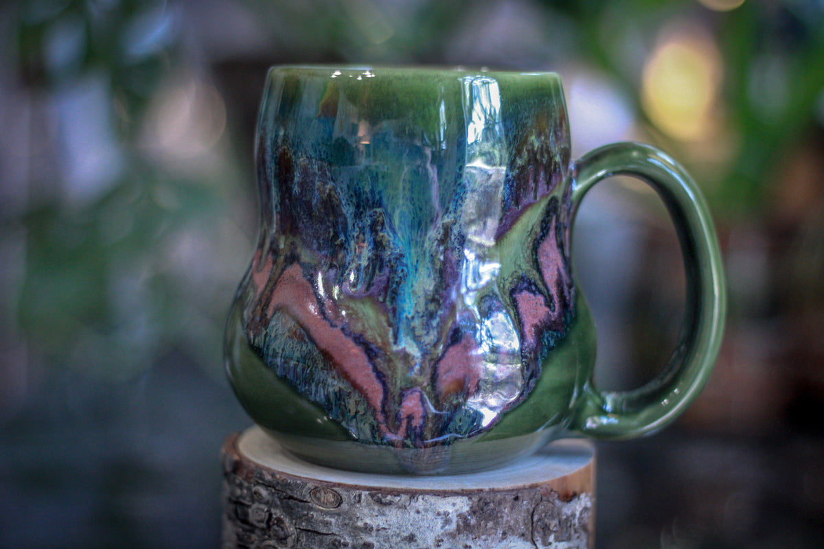 13-C Fancy Coleus Gourd Mug - MINOR MISFIT, 23 oz. - 10% off