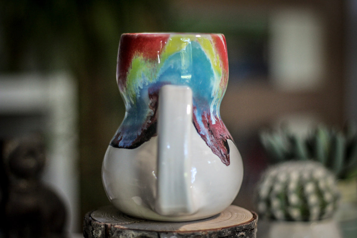 11-C Rainbow PROTOTYPE Gourd Mug, 18 oz.