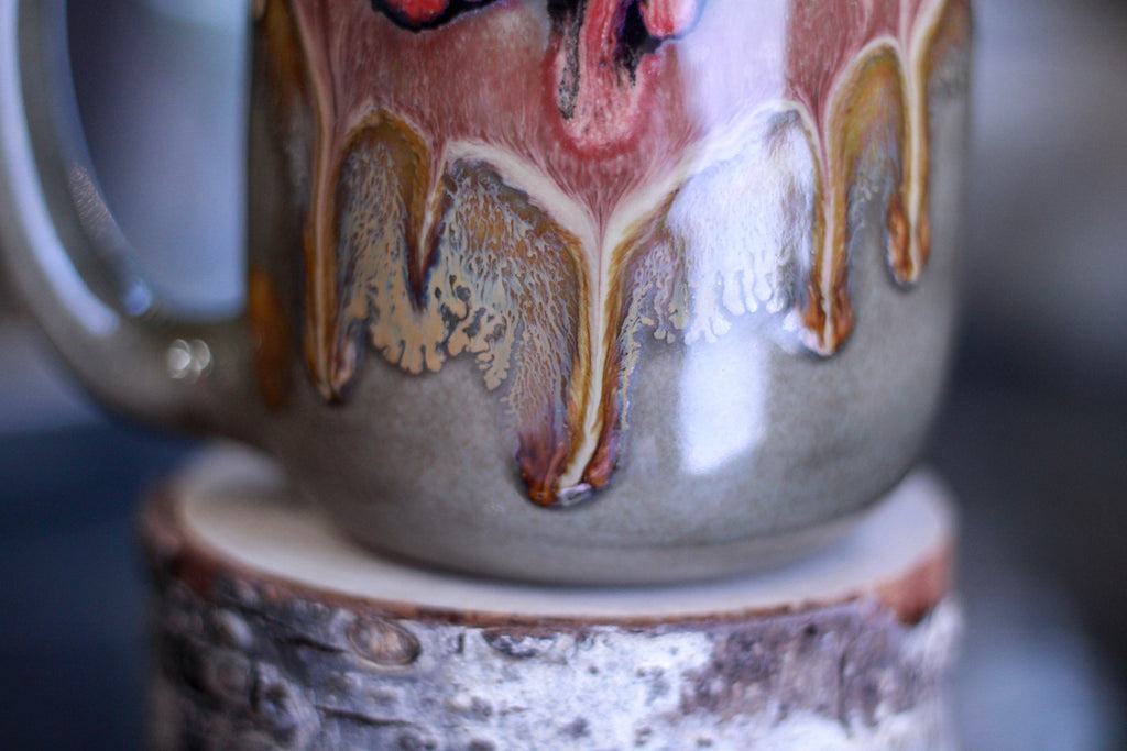 11-B Pink & Grey PROTOTYPE Mug, 26 oz.
