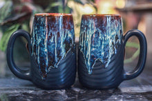 Load image into Gallery viewer, 12-D New Wave Notched Textured Mug Set, 22 oz. (each)