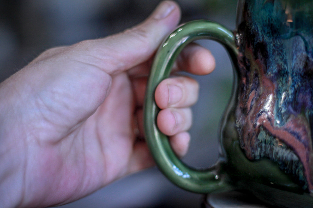 13-C Fancy Coleus Gourd Mug - MINOR MISFIT, 23 oz. - 10% off