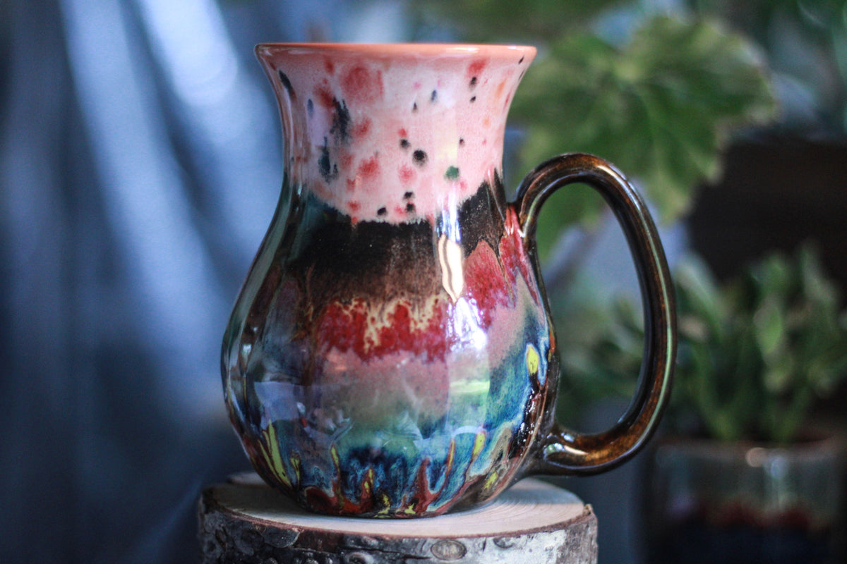 13-A Coral Mountain Meadow Variation Flared Mug - MISFIT, 20 oz. - 25% off