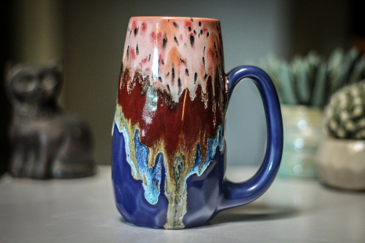 12-A Coral Mountain Meadow Crystal Mug - MISFIT, 21 oz. - 15% off