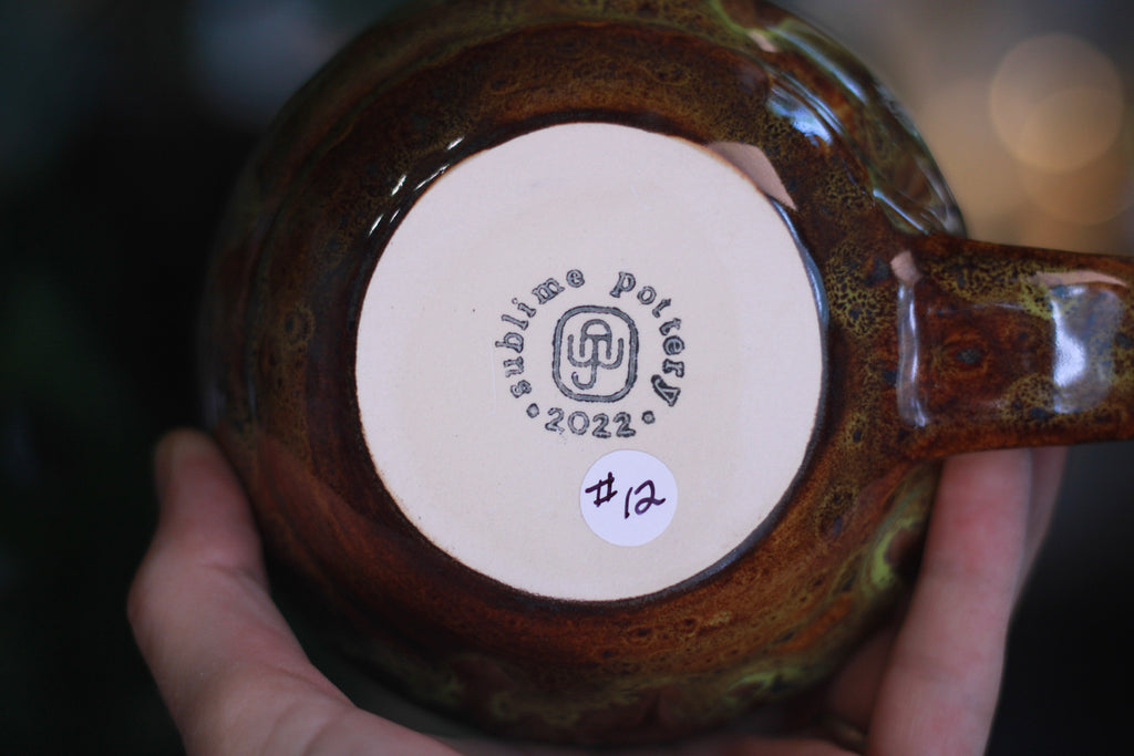 12-F EXPERIMENT Barely Flared Notched Acorn Mug, 20 oz.