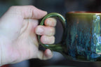 11-E Mossy Wave Squat Gourd Mug, 14 oz.