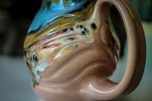 12-B Copper Agate Barely Flared Textured Acorn Mug - TOP SHELF, 18 oz.