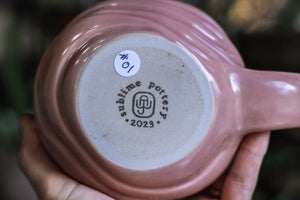 01-D Granny's Lace Flared Textured Mug - MINOR MISFIT, 22 oz. - 10% off