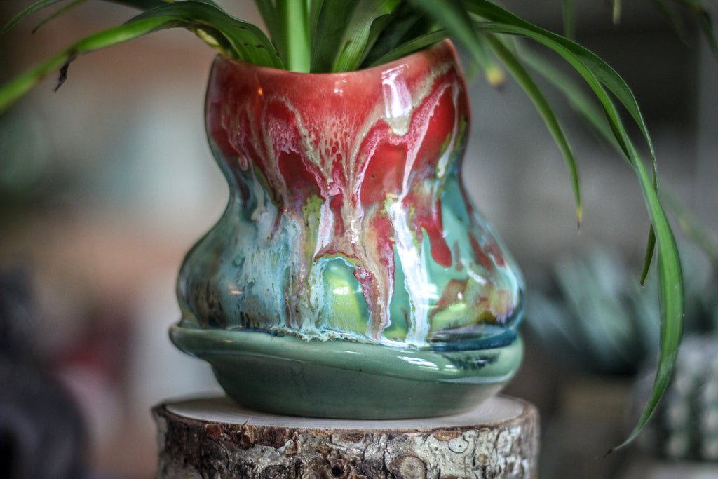 02-C "Fun" Gourd Planter