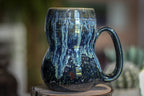 02-E Astral Wave Gourd Mug, 14 oz.