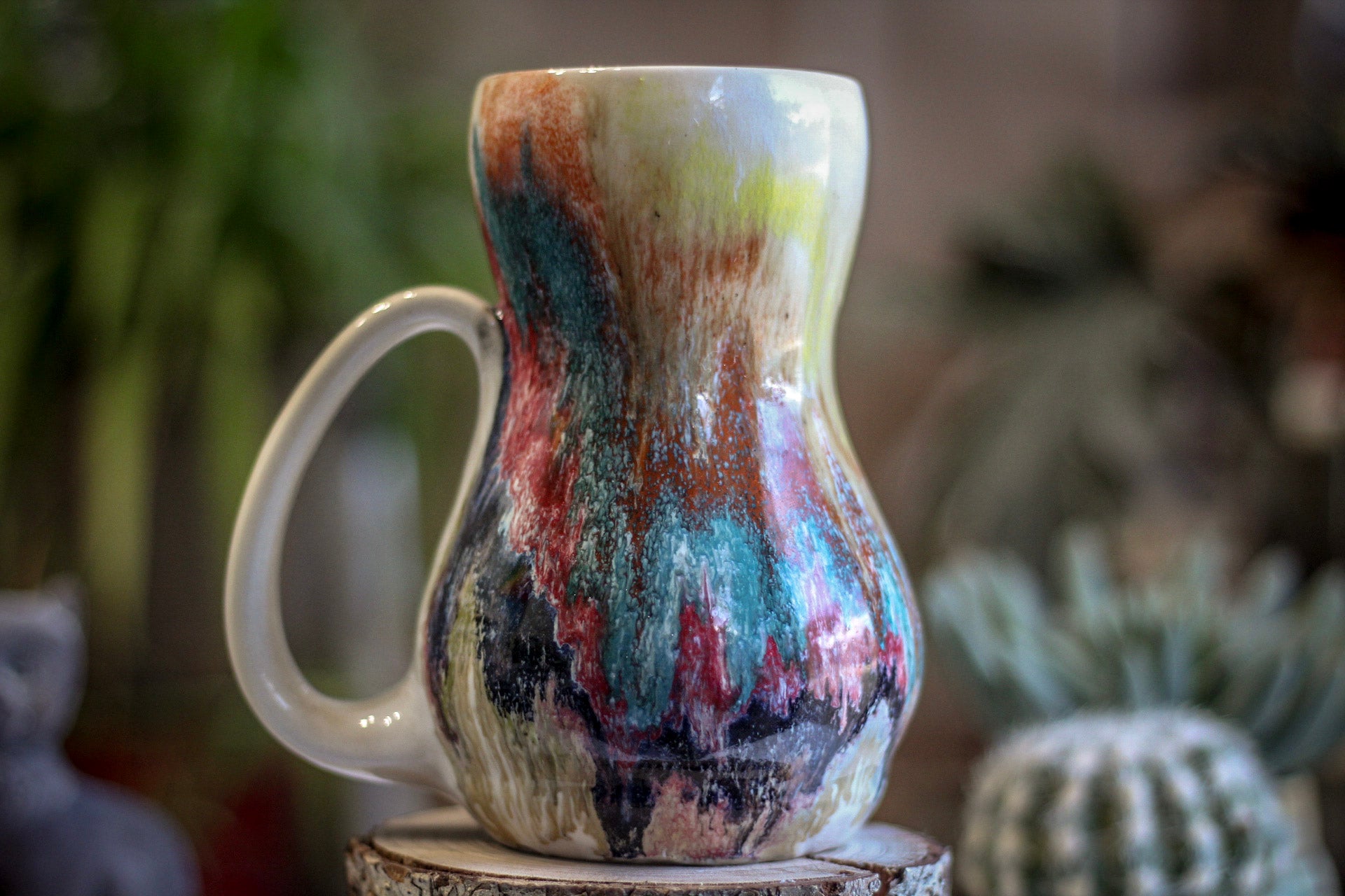 02-B Snowy Grotto Acorn Gourd Mug -  MISFIT, 21 oz. - 20% off