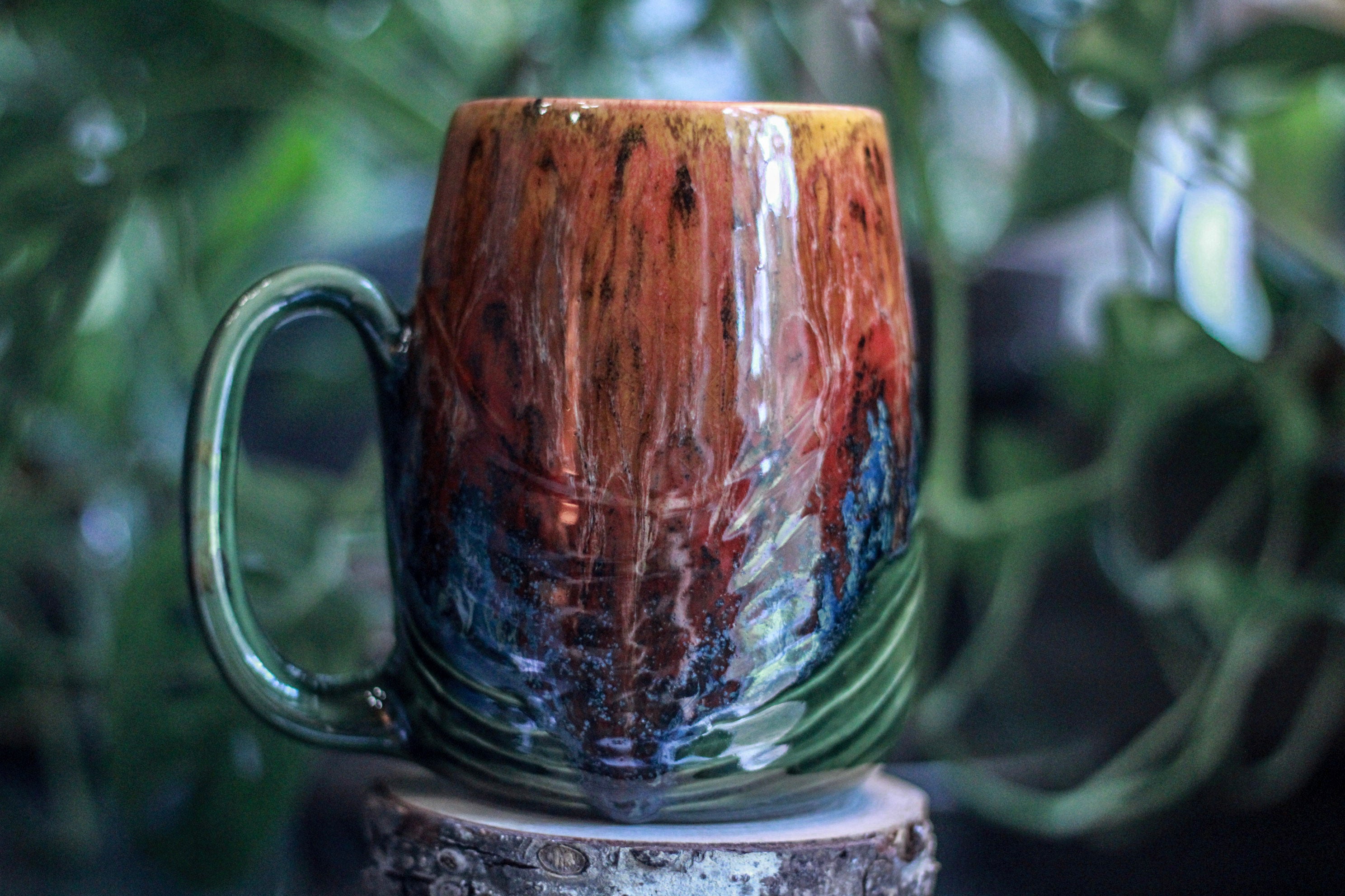 02-D Molten Melon Textured Mug - TOP SHELF, 29 oz.