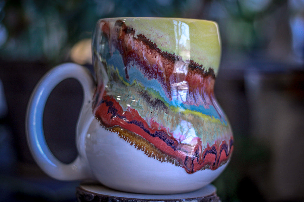 02-B Rainbow Grotto Gourd Mug, 32 oz.