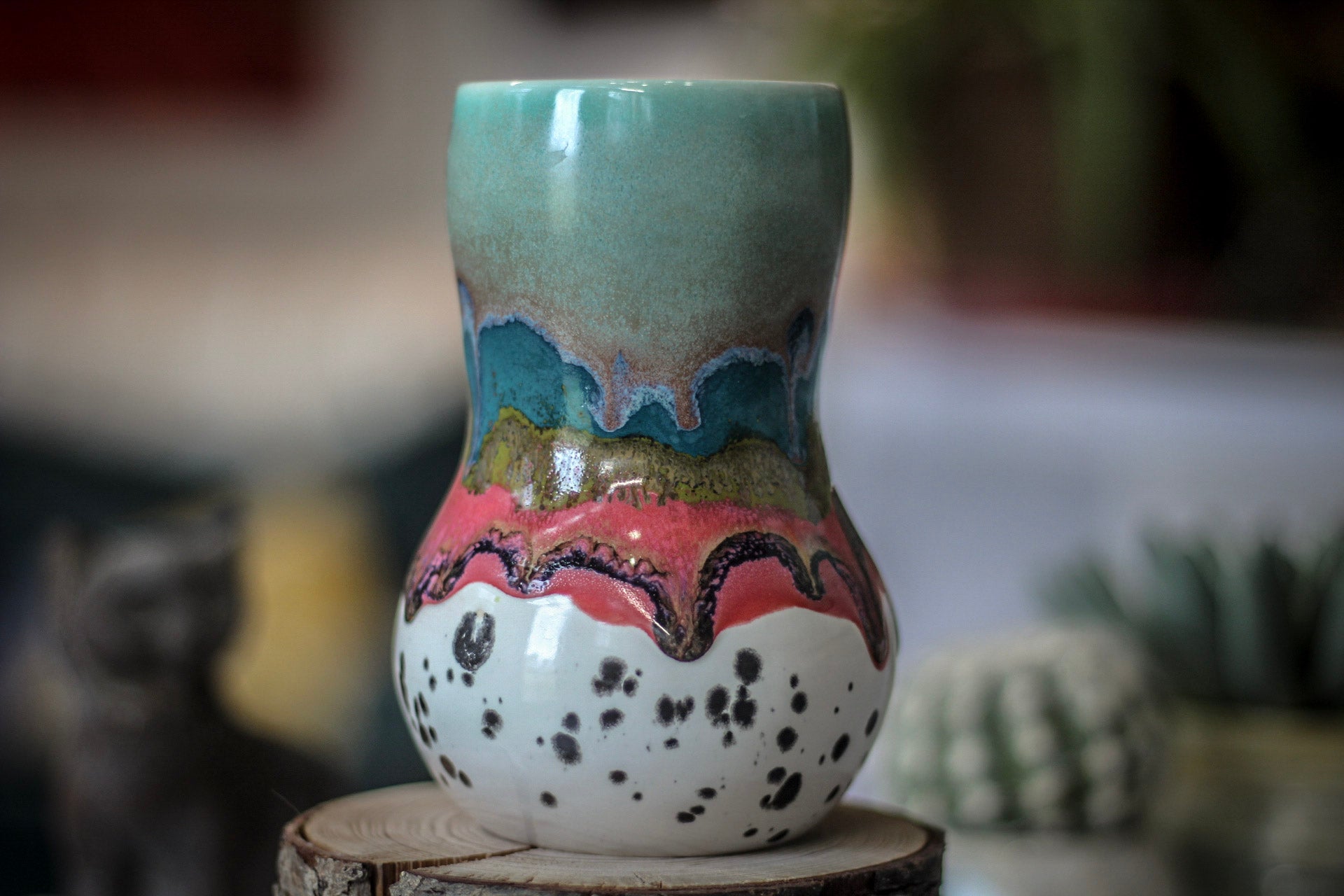 03-B Snowy Sonora Grotto Gourd Mug - MINOR MISFIT, 15 oz. - 10% off
