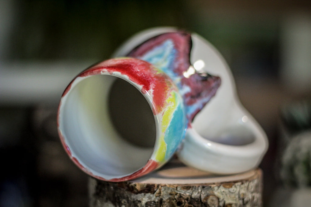 11-C Rainbow PROTOTYPE Gourd Mug, 18 oz.