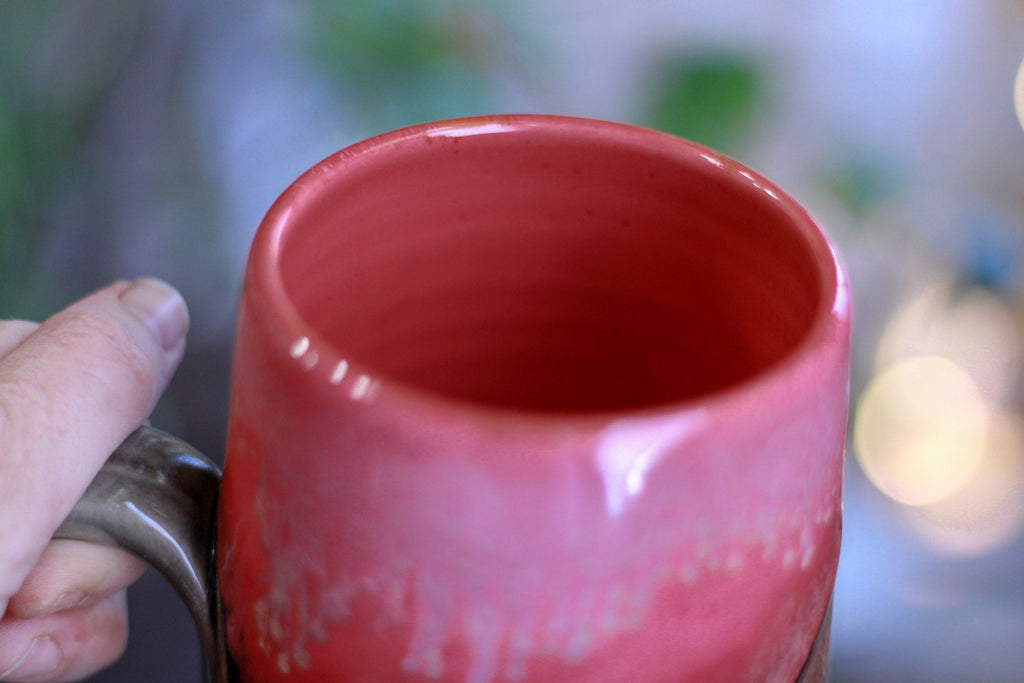 11-B Pink & Grey PROTOTYPE Mug, 26 oz.