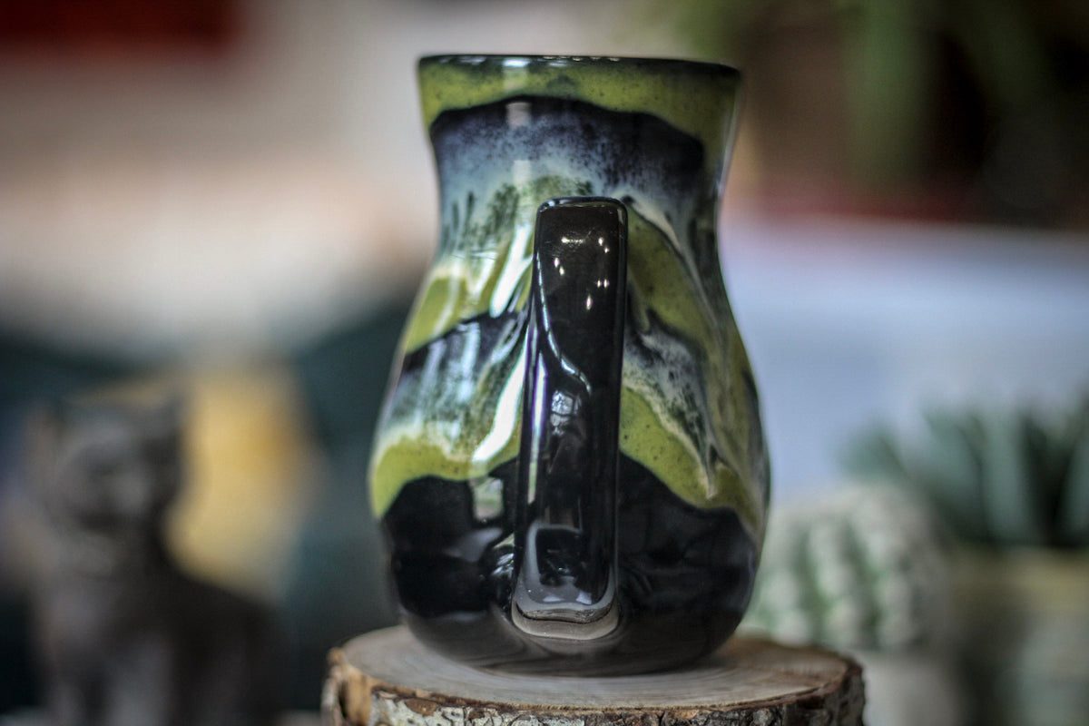 13-D Mossy Grotto Flared Acorn Mug, 15 oz.
