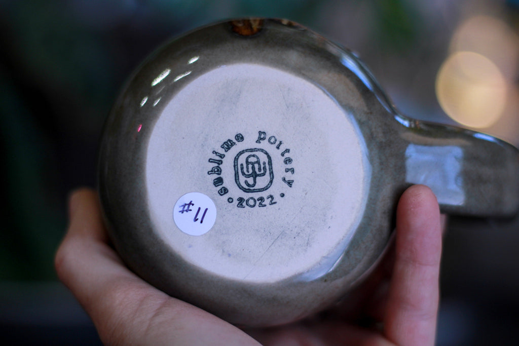 11-B Pink & Grey PROTOTYPE Mug, 26 oz.