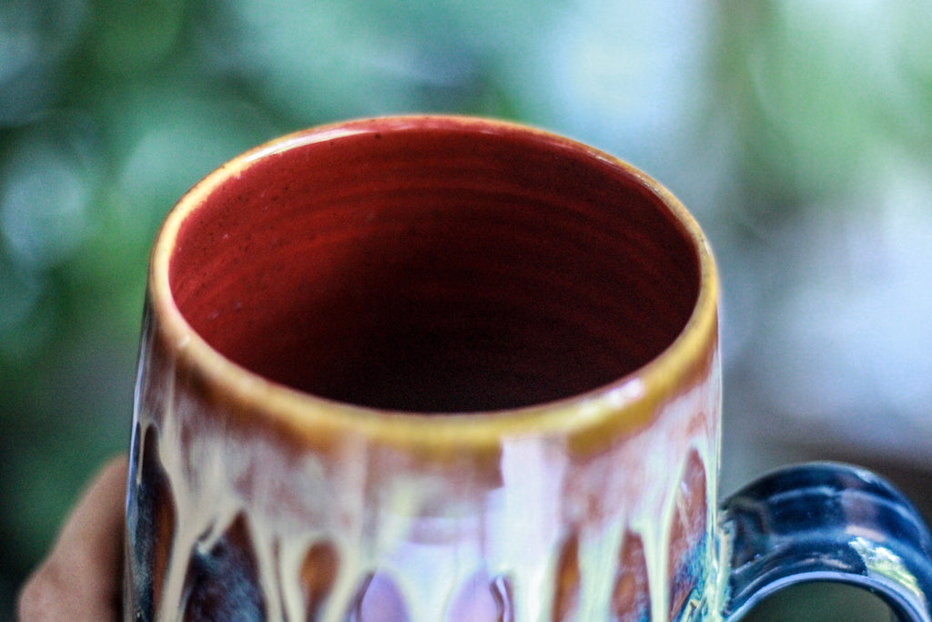 12-D New Wave Textured Mug - TOP SHELF, 26 oz.