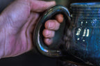 10-E Blue EXPERIMENT Notched Acorn Mug, 19 oz.
